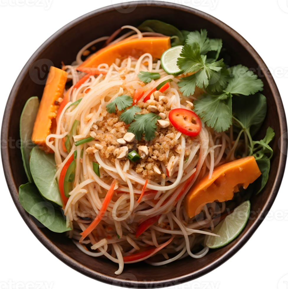 Thai food, Thai cuisine, Thai dishes, Thai street food,  traditional Thai food, modern Thai cuisine, Thai fusion dishes, Thai regional cuisine, Thai culinary tradition ai generative png