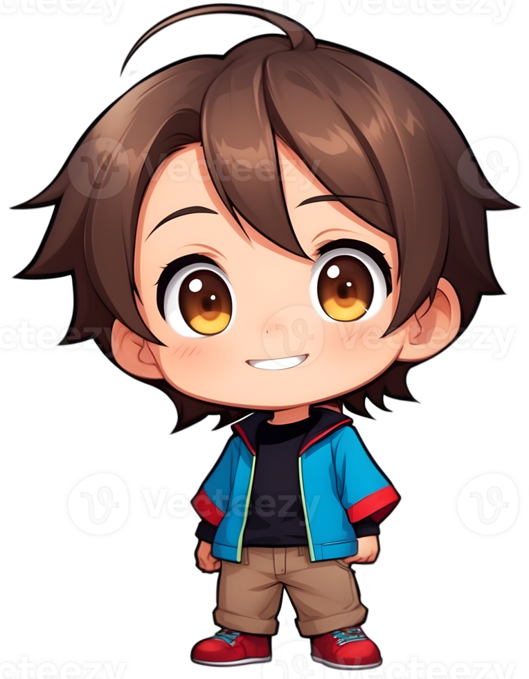 Cute Boy, Adorable Child, Happy Kid, Smiling Boy, ai generative png