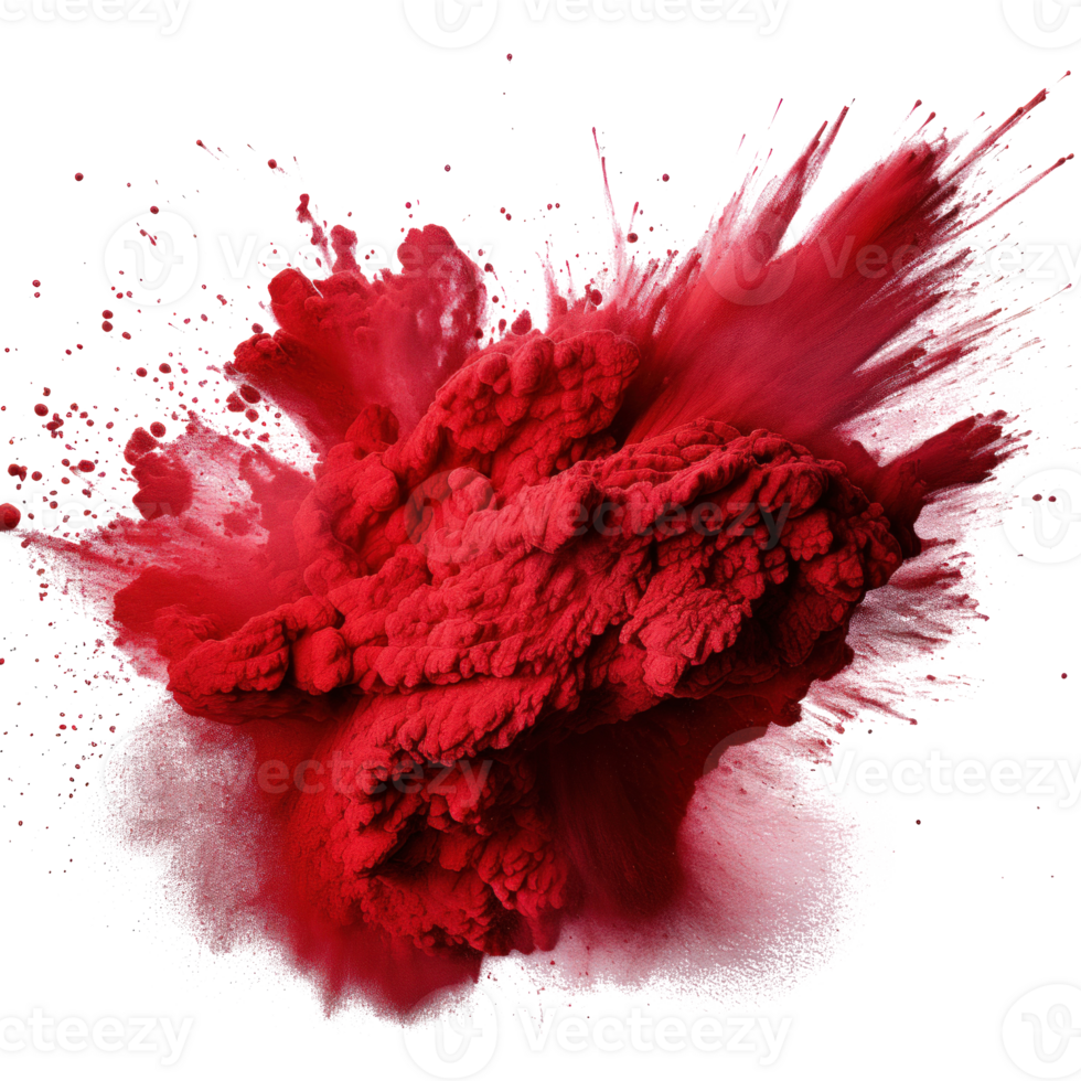 Red Holi, Holli, Holly. bright splash isolated png
