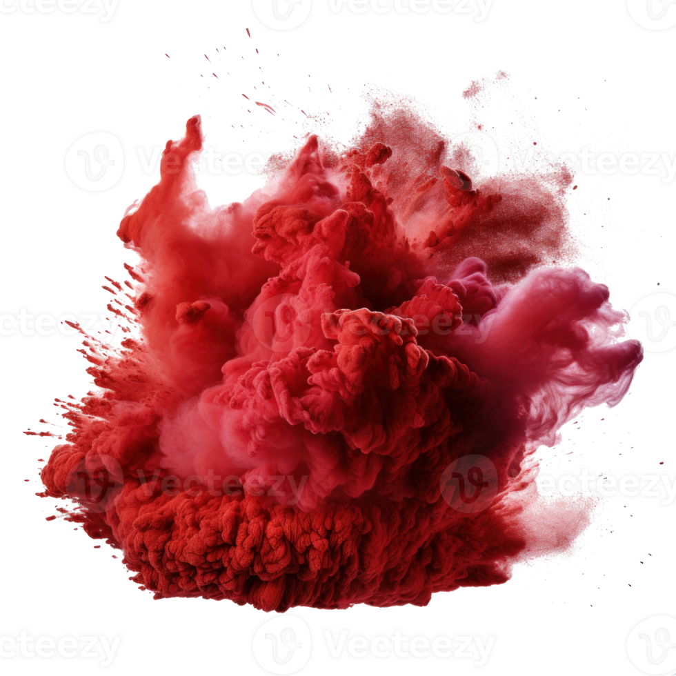 Red Holi, Holli, Holly. bright splash isolated png
