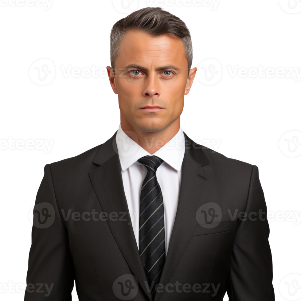 Businessman in jacket isolated png