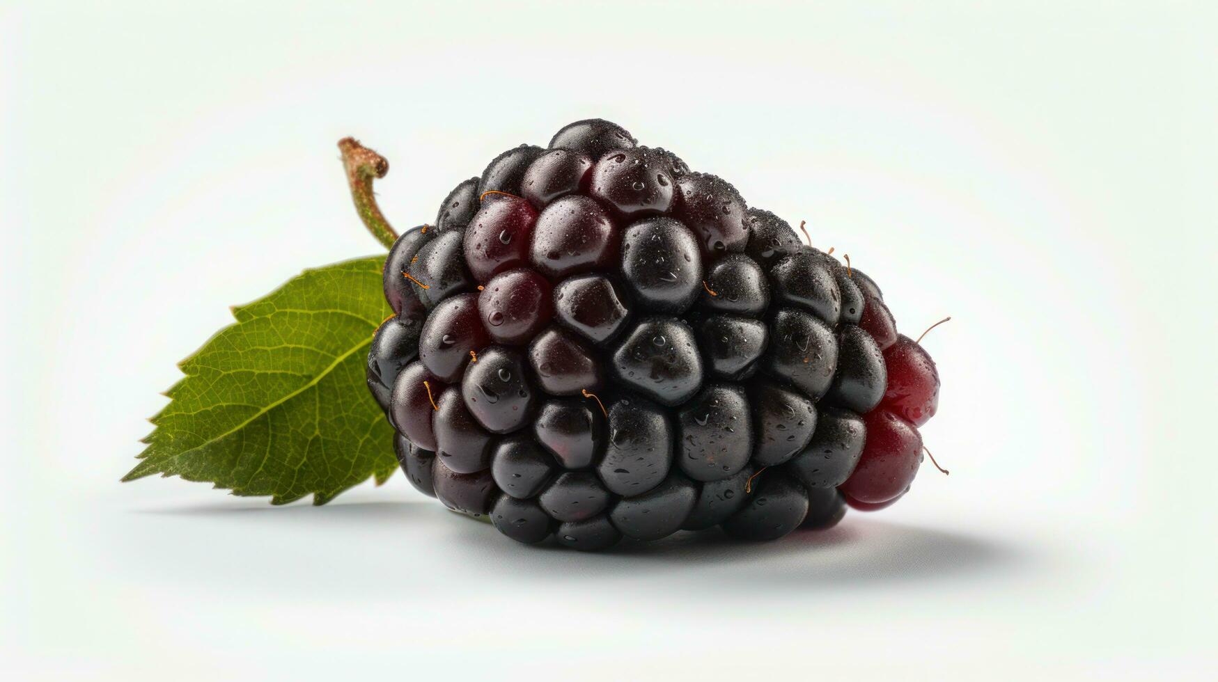 Juicy blackberry for your creation, generative AI photo