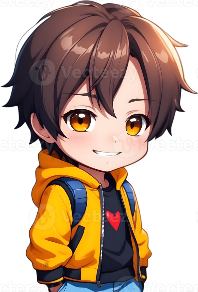 Cute Boy, Adorable Child, Happy Kid, Smiling Boy, ai generative png