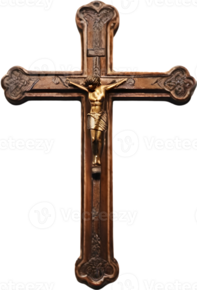 cristiano attraverso, attraversare simbolo, cristiano fede, religioso icona ai generativo png