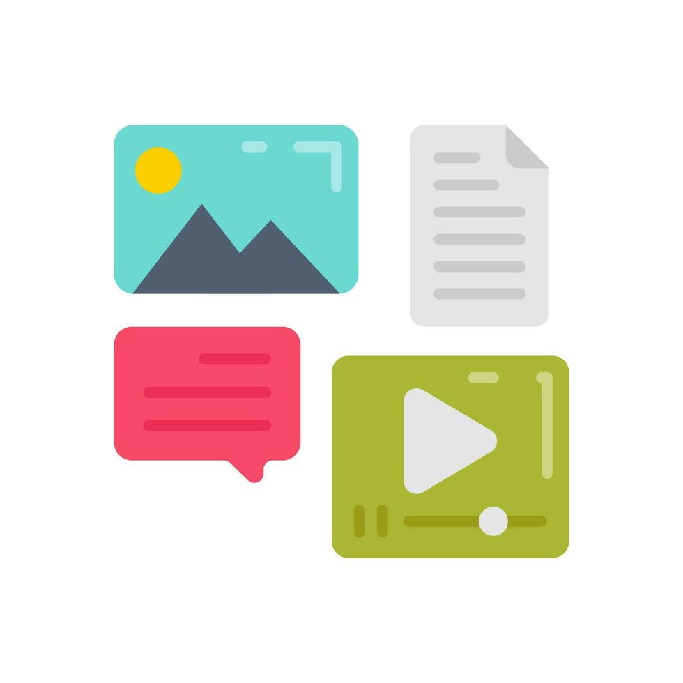 Content Management icon in vector. Illustration vector