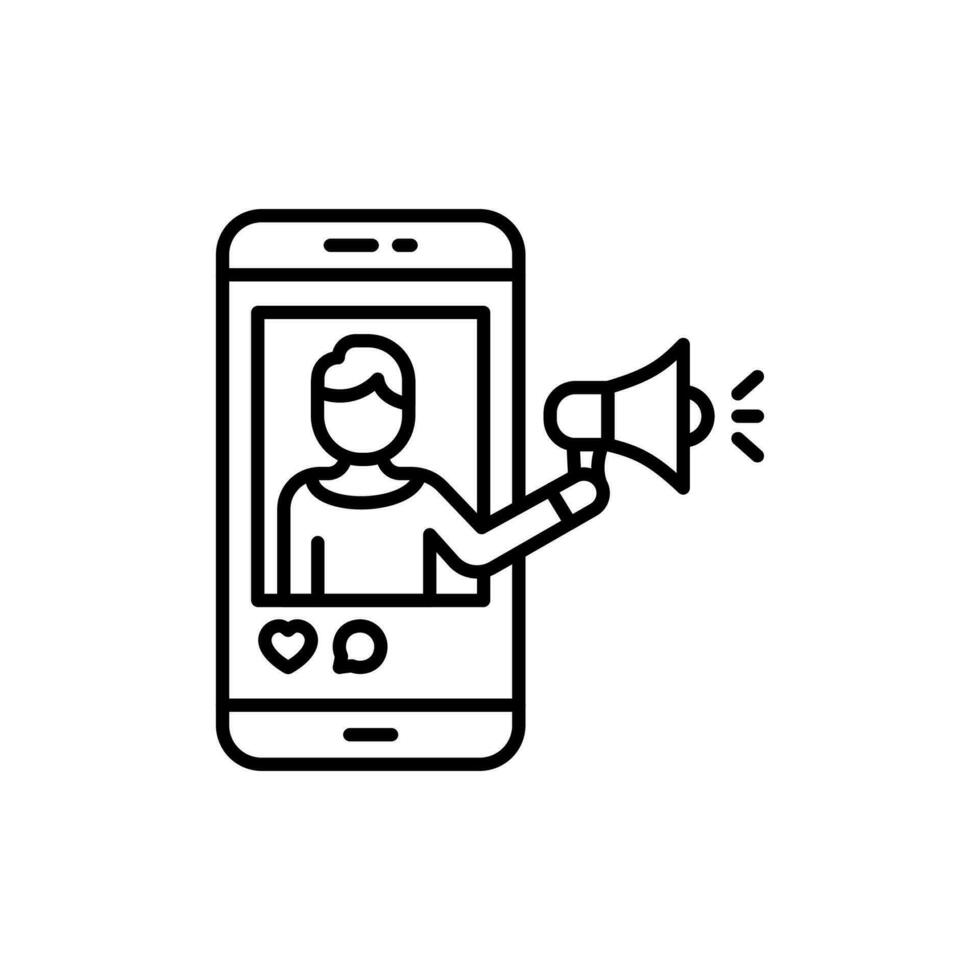 Promoting icon in vector. Illustration vector