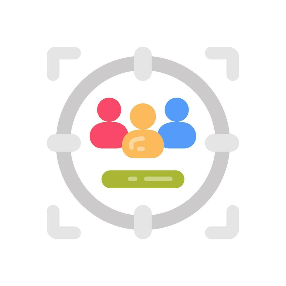 Target Audience icon in vector. Illustration vector