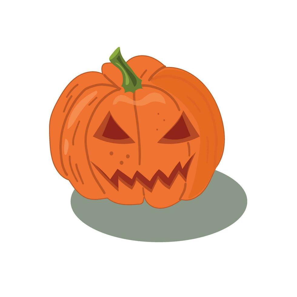 Pumpkin for Halloween. vector