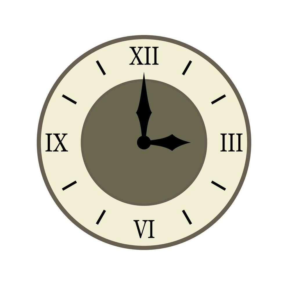 clásico reloj diseño ilustración vector