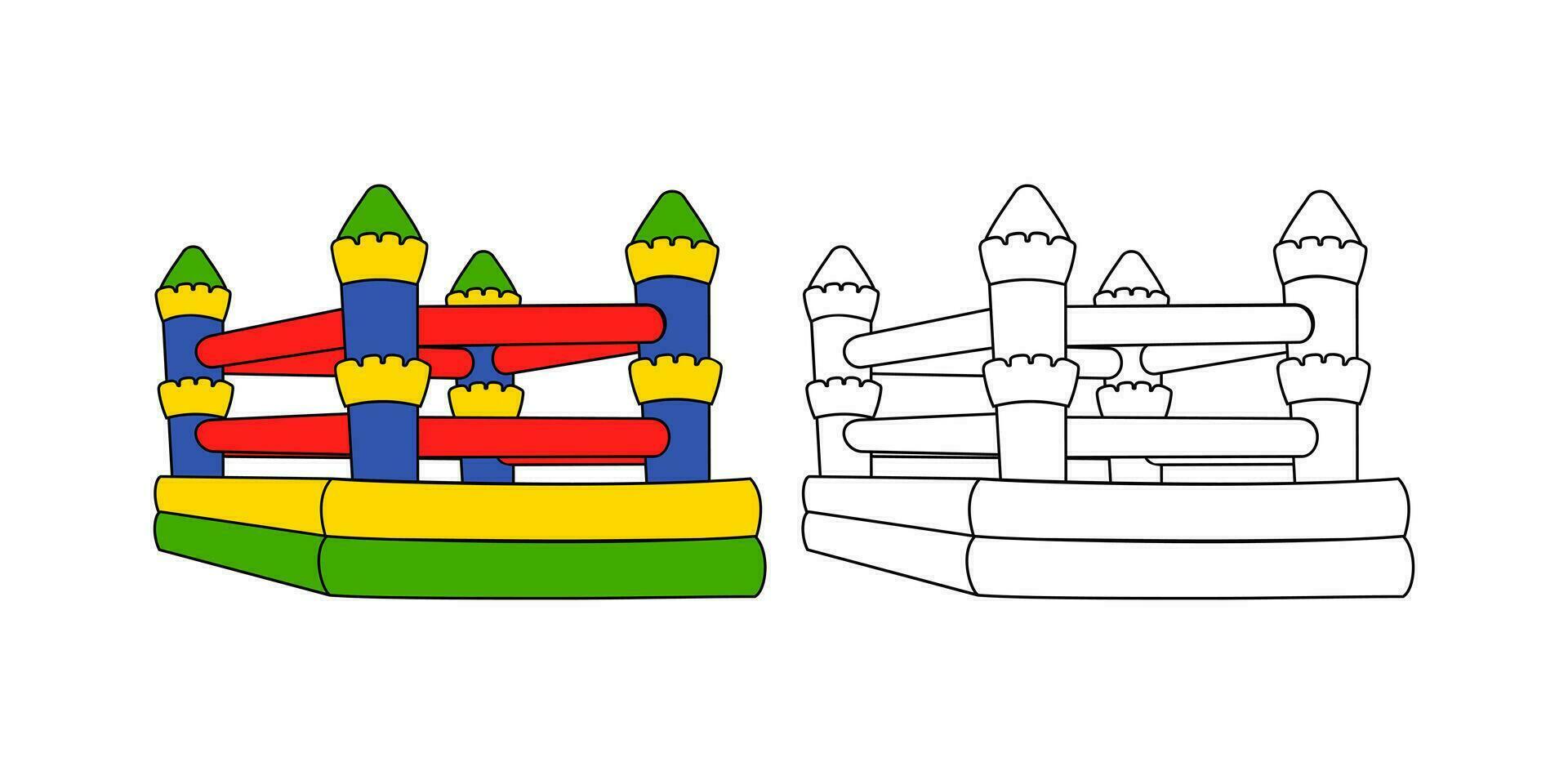 Bounce House Design Illustration vector