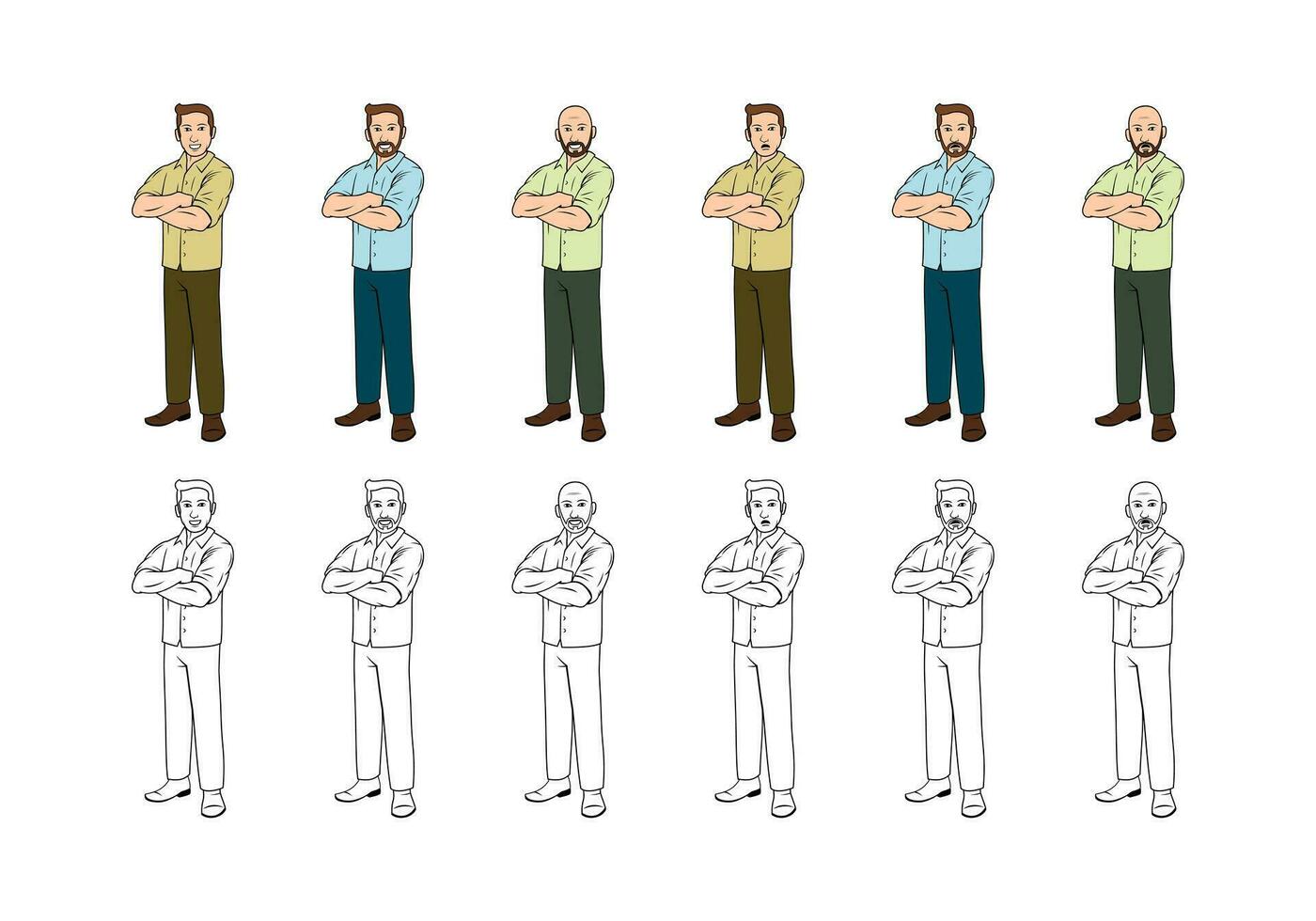 Teacher Cartoon Character Design Illustration vector