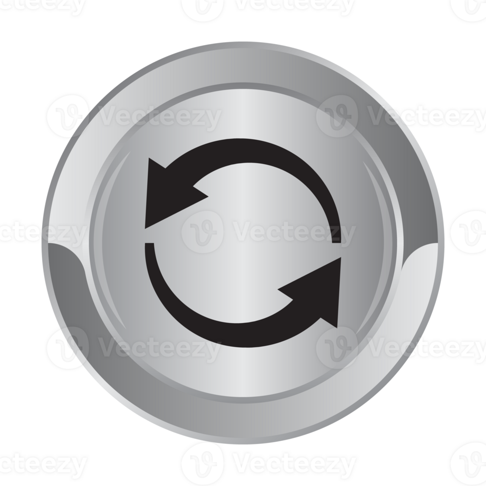 Refresh Button, Refreshing Badge, Restart Button, Reboot Sign, Reloading Symbol, Repeat Sign, Redo and Undo Badge For Website And Mobile Apps png