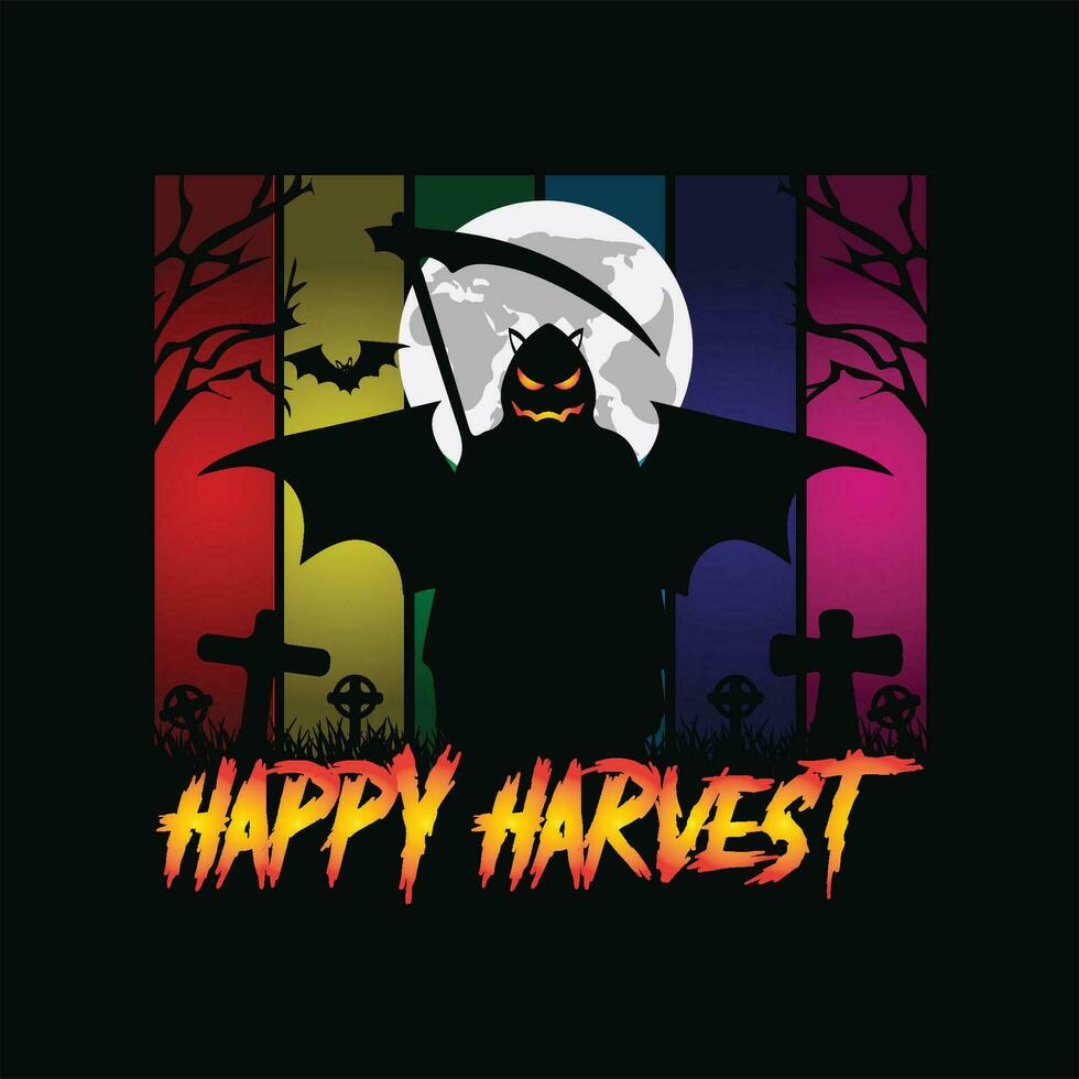 Happy harvest 9 vector