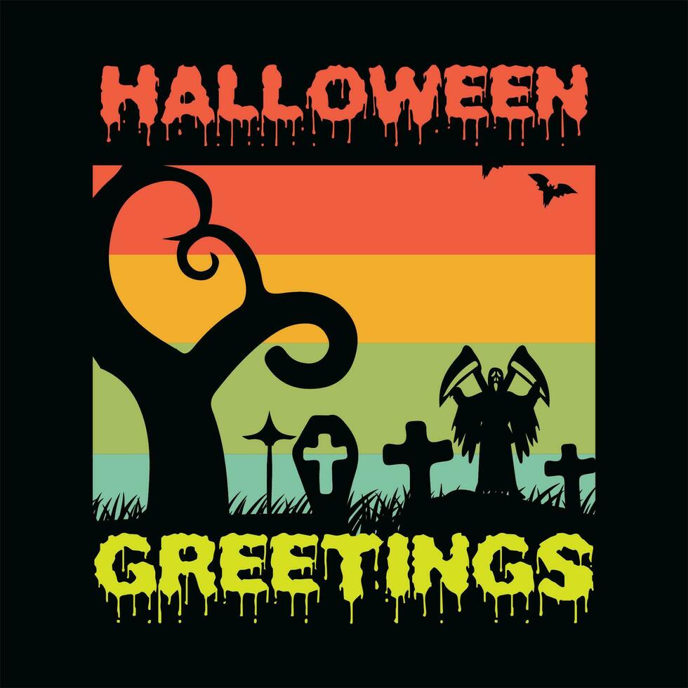 Halloween greetings 3 vector