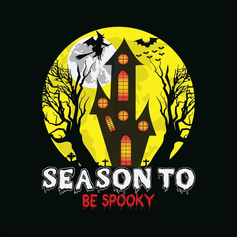 Season to be spooky 7 vector