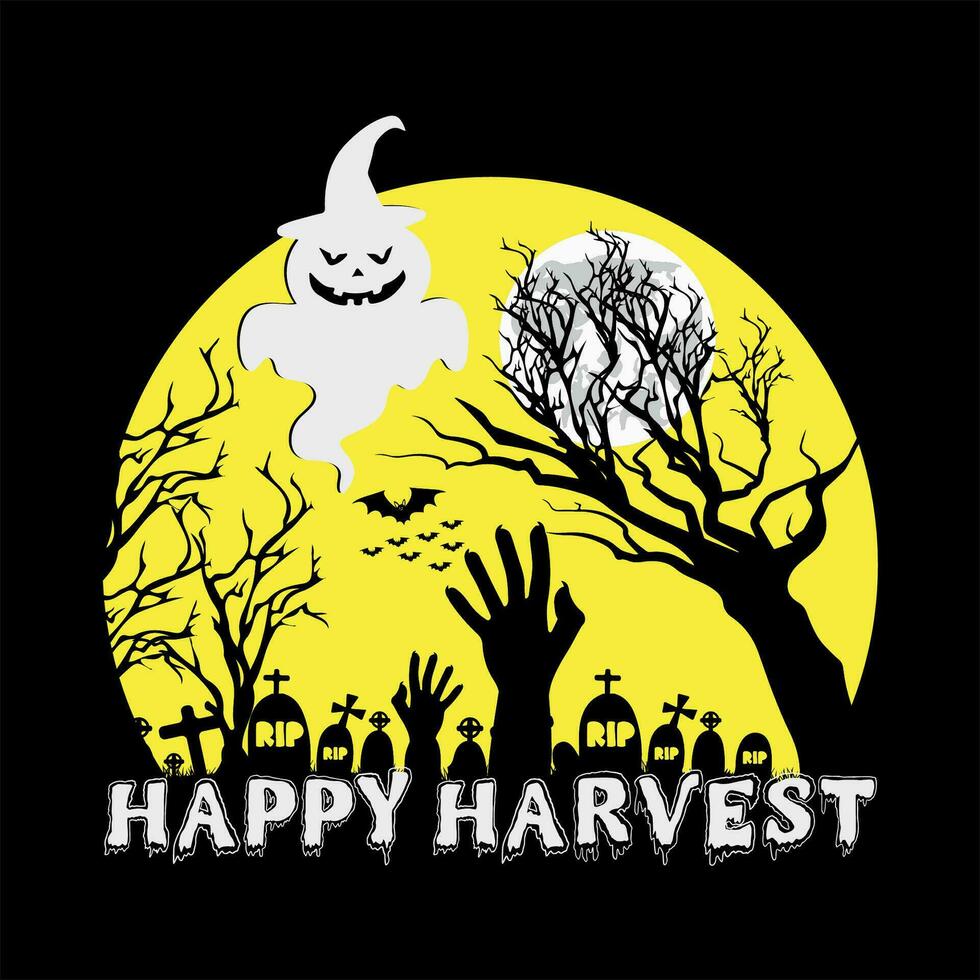 Happy harvest 2 vector