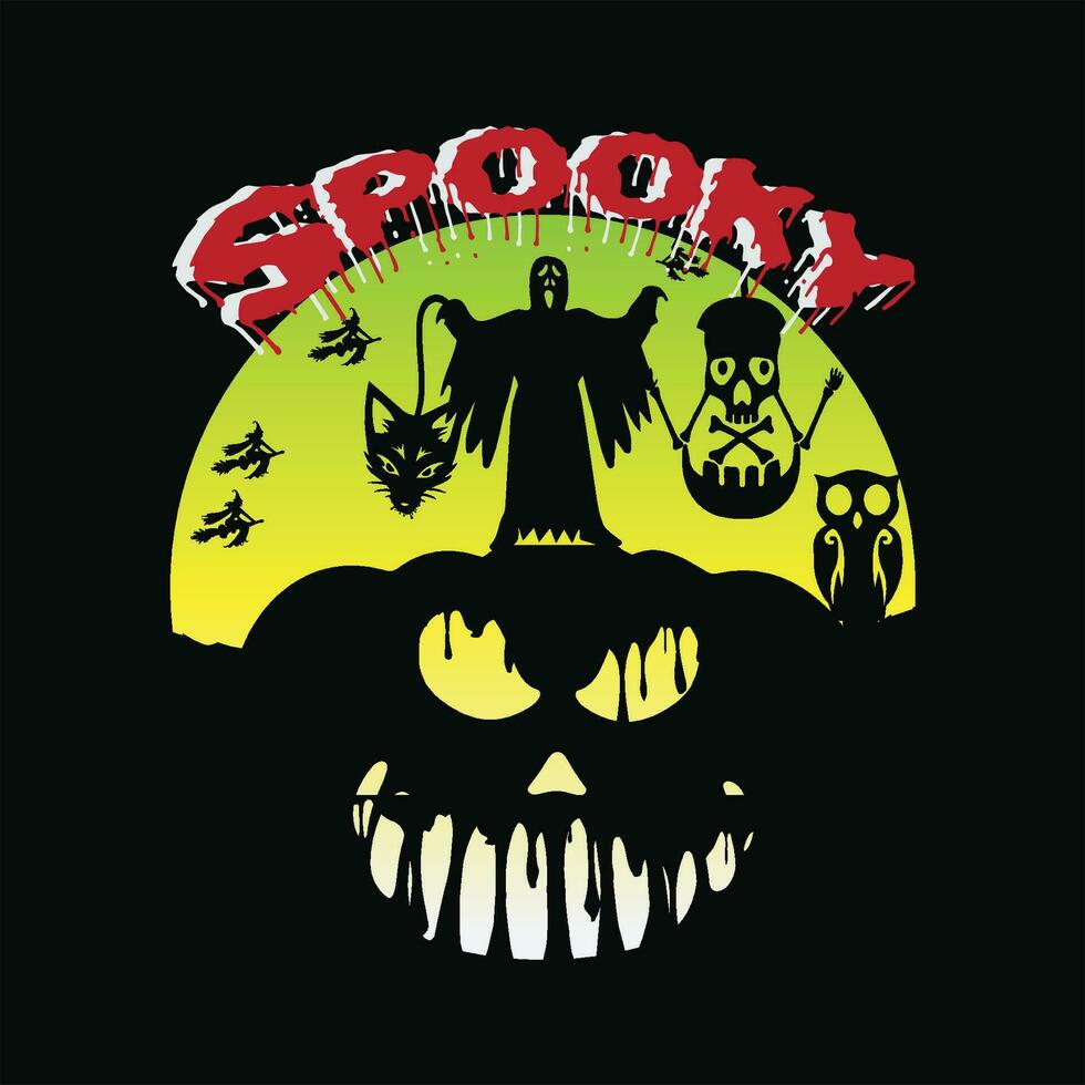 Spooky - 5 vector