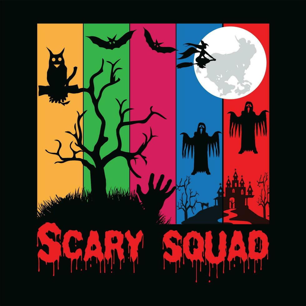 Scary squad 2 vector