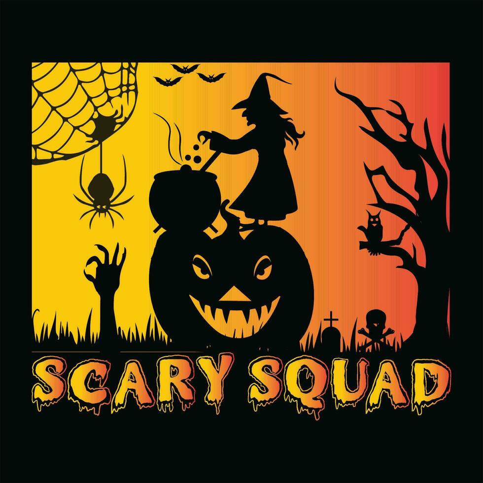 Scary squad 1 vector