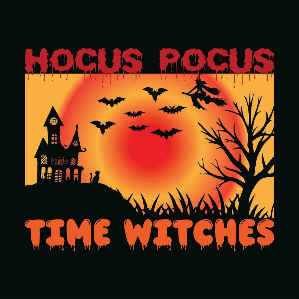 Hocus pocus time witches 3 vector