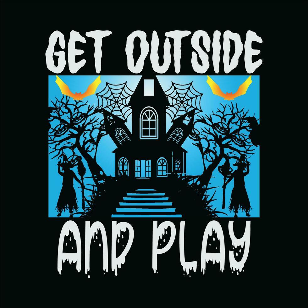 Get outside and play 3 vector