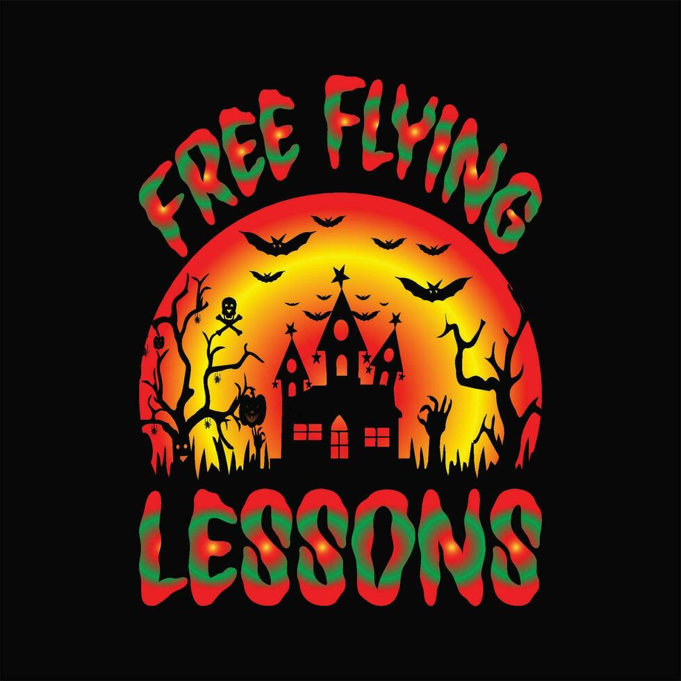 Free flying lessons 9 vector