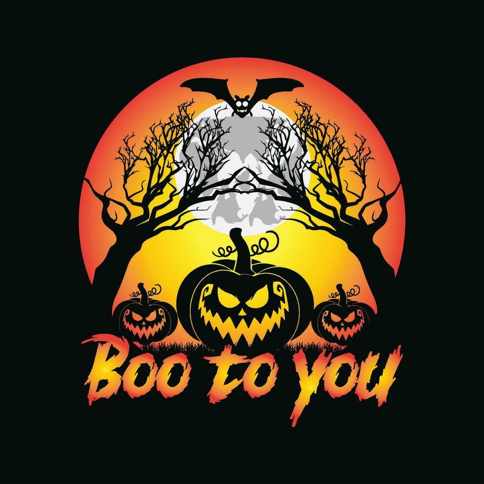 Boo to you 10 vector