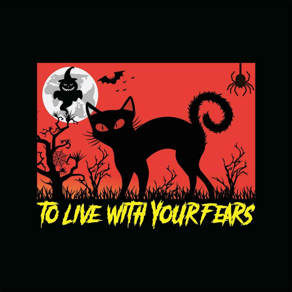 To live with your fears 10 vector
