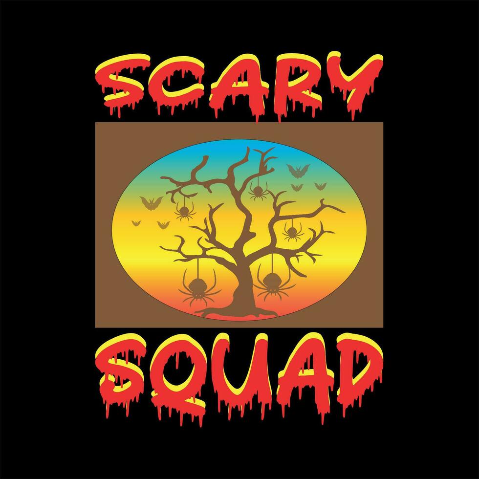 Scary squad 11 vector