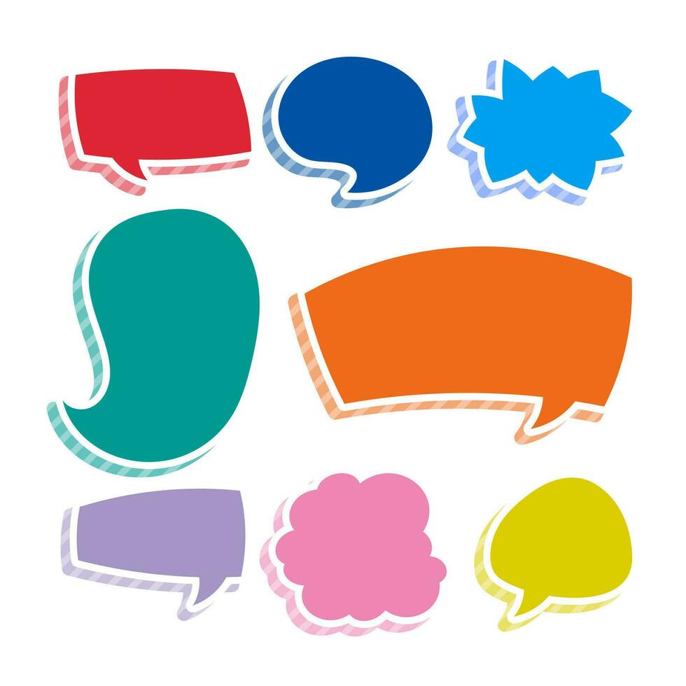 speech bubble vector