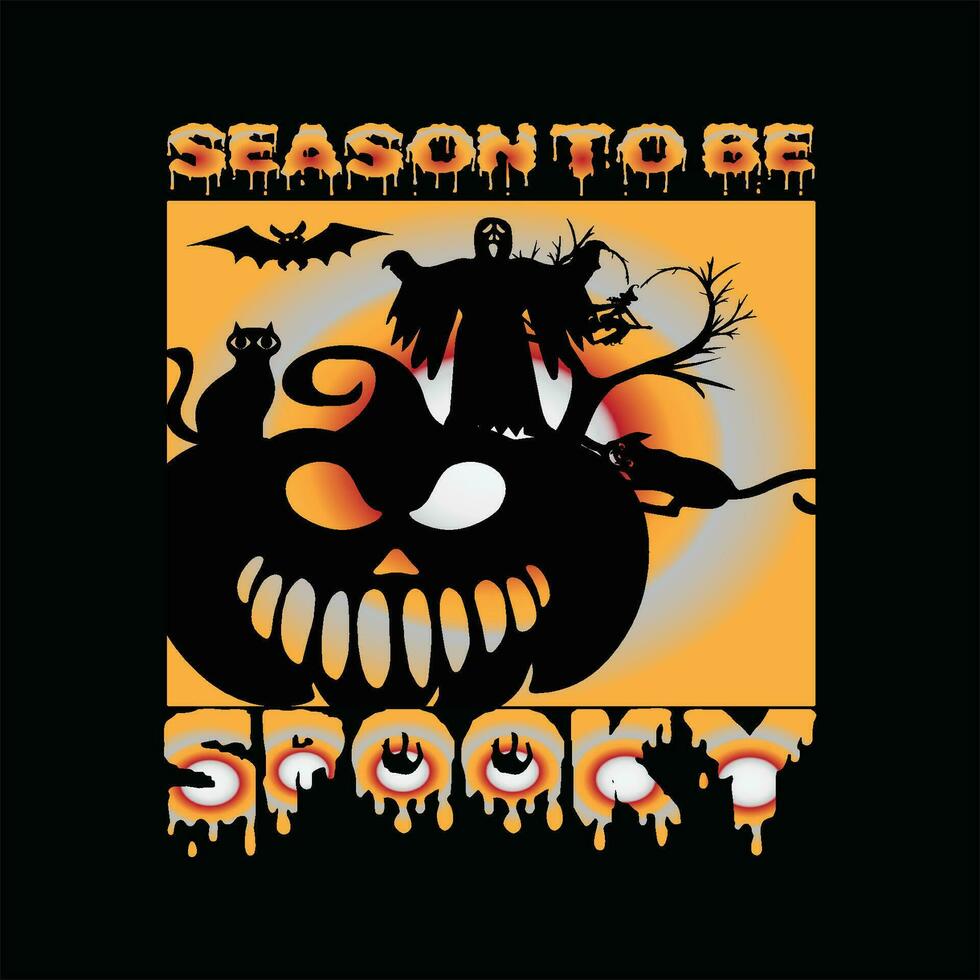 Season to be spooky 11 vector