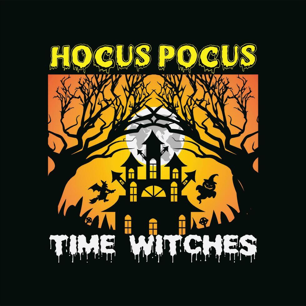 Hocus pocus time witches 6 vector