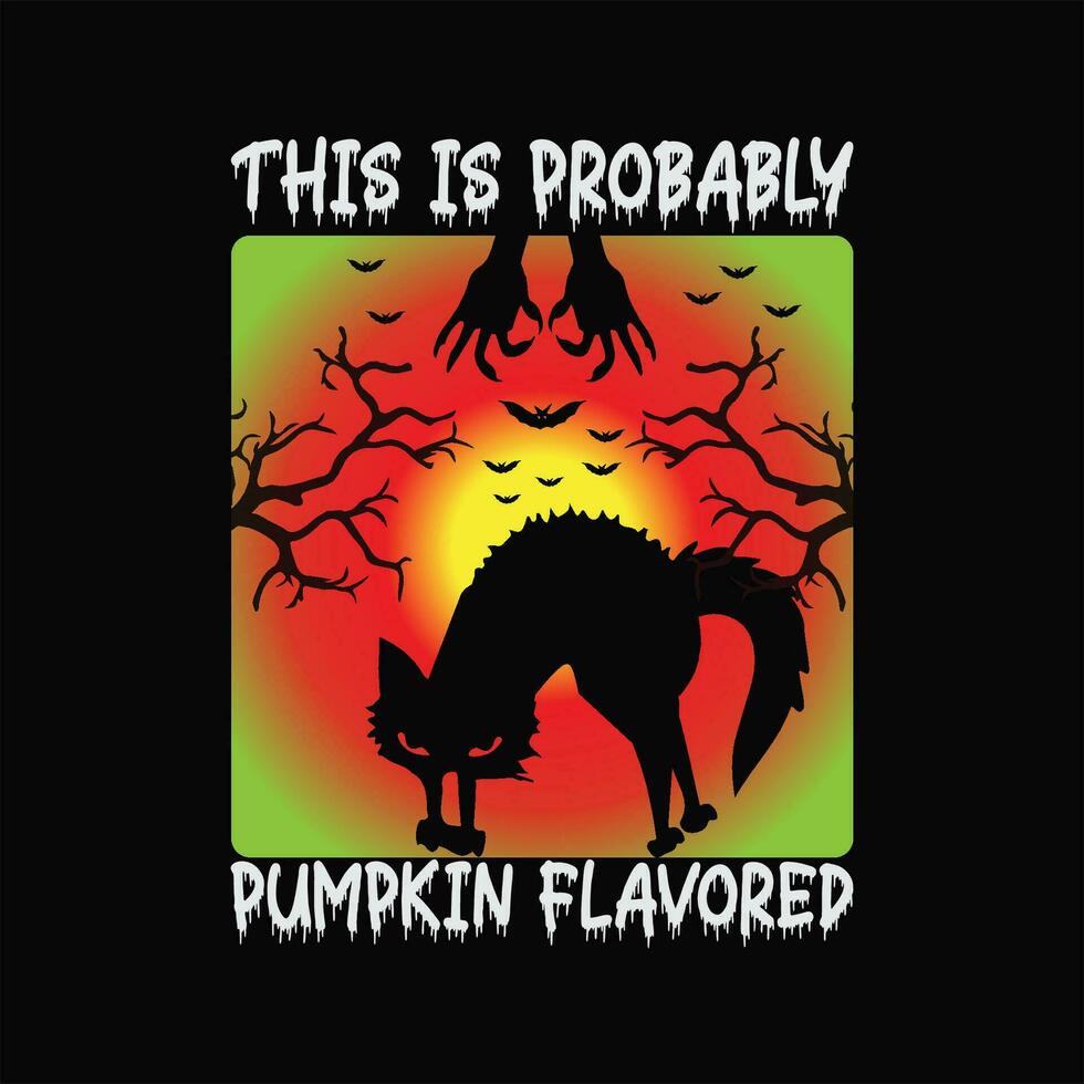 This is probably pumpkin flavored 9 vector