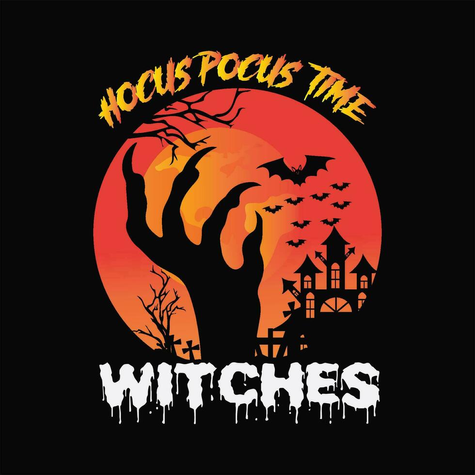 Hocus pocus time witches 10 vector