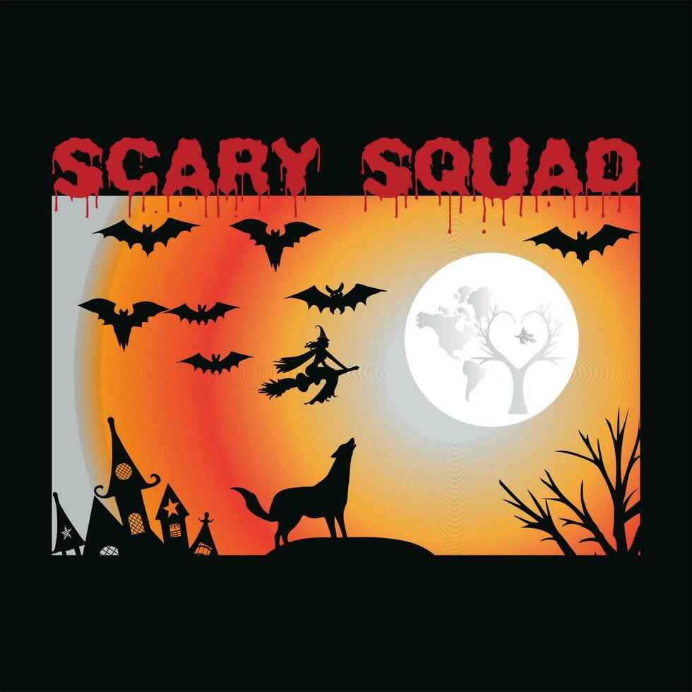 Scary squad 4 vector