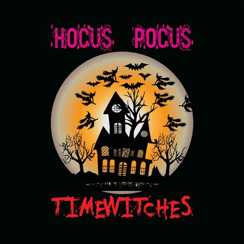Hocus pocus time witches 9 vector