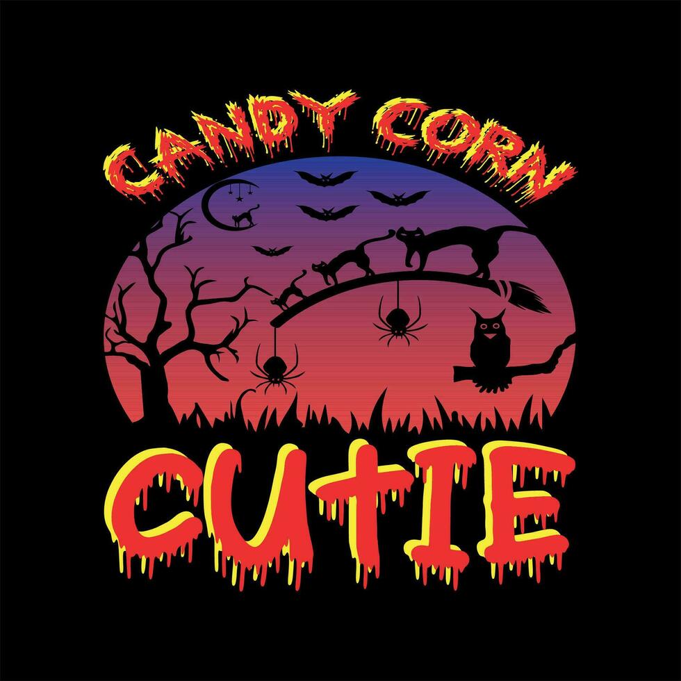 Candy corn cutie 4 vector