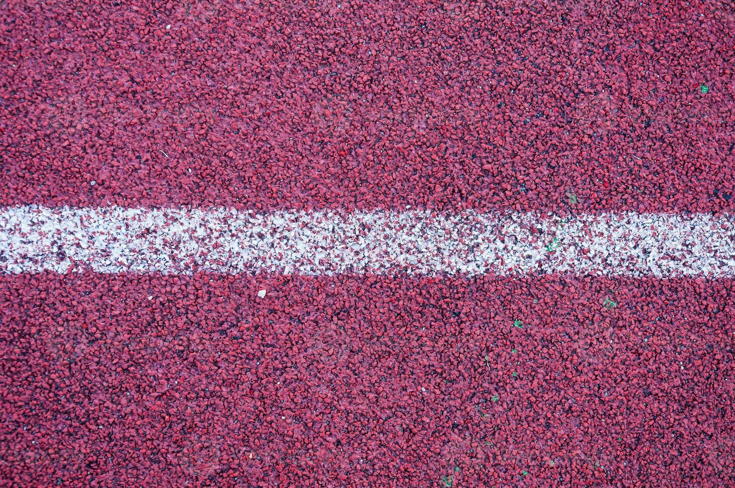 Running track with white line texture,sports texture for background photo