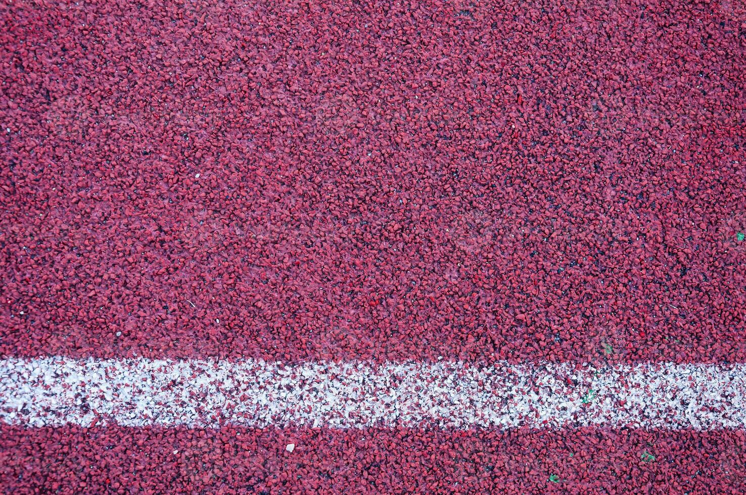 Running track with white line texture,sports texture for background photo