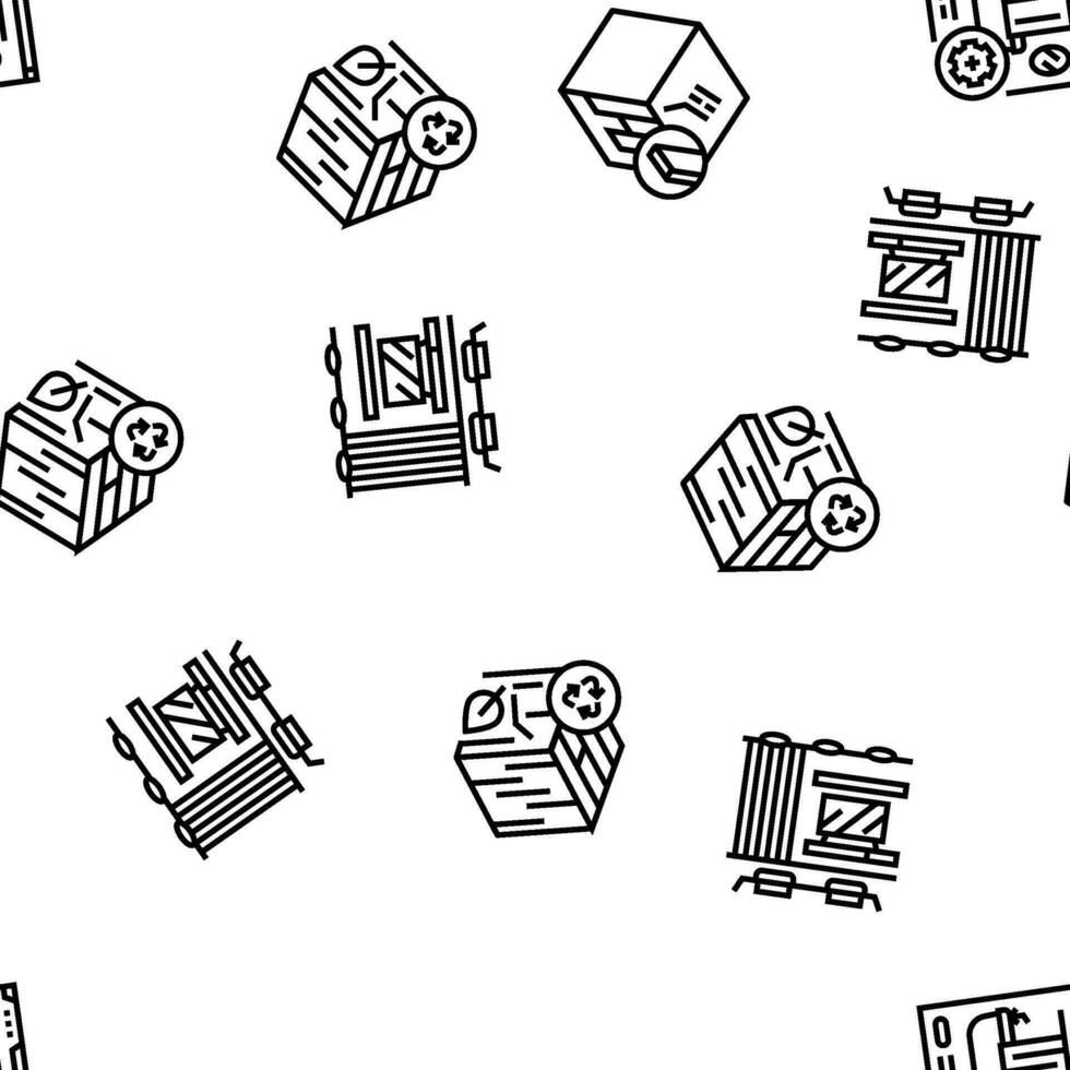 interior designer office seamless pattern vector
