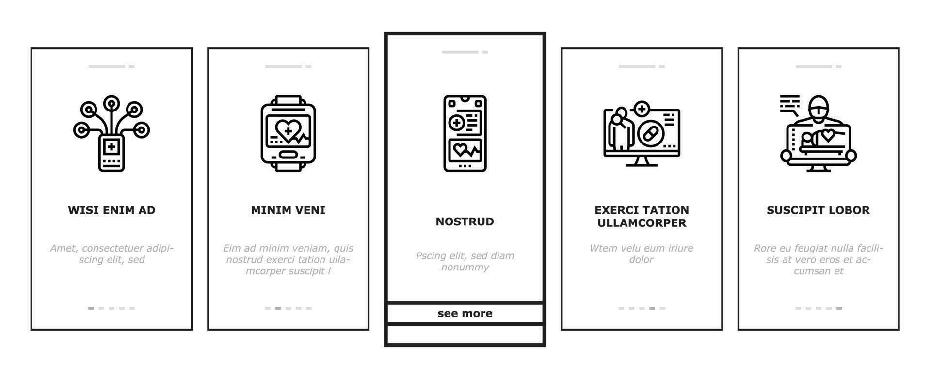 biomédico médico Ciencias inducción íconos conjunto vector