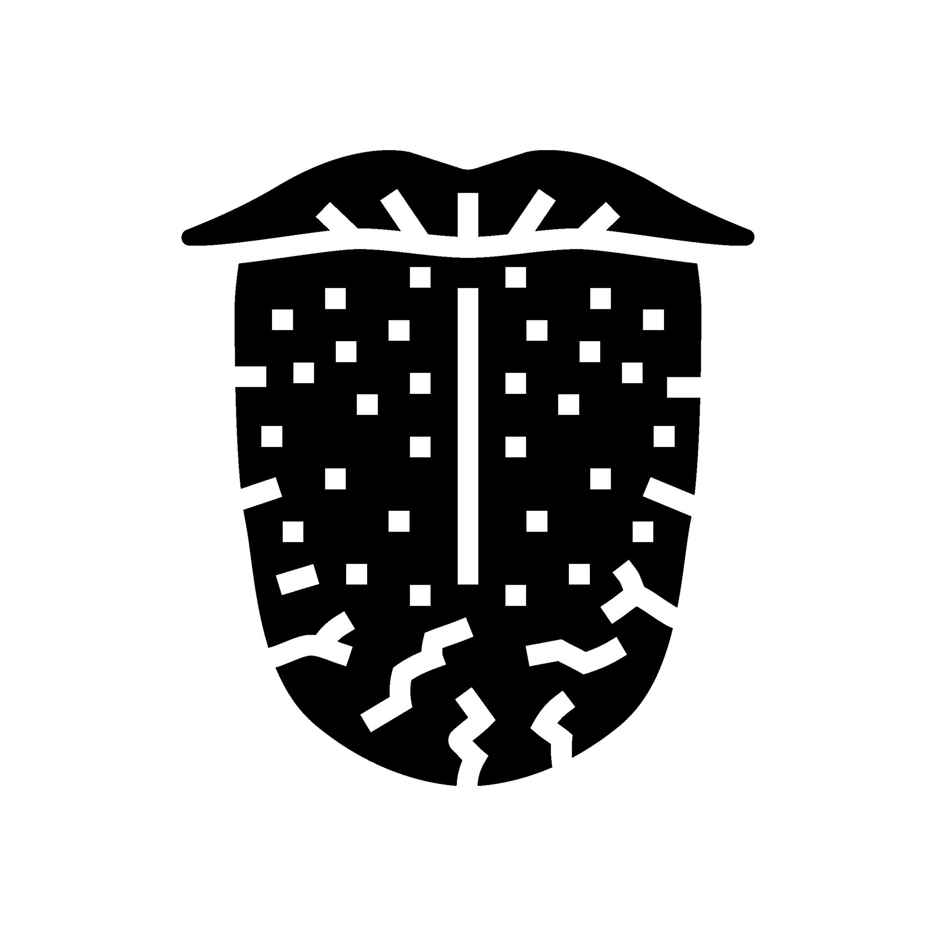 dry mouth throat disease symptom glyph icon vector illustration