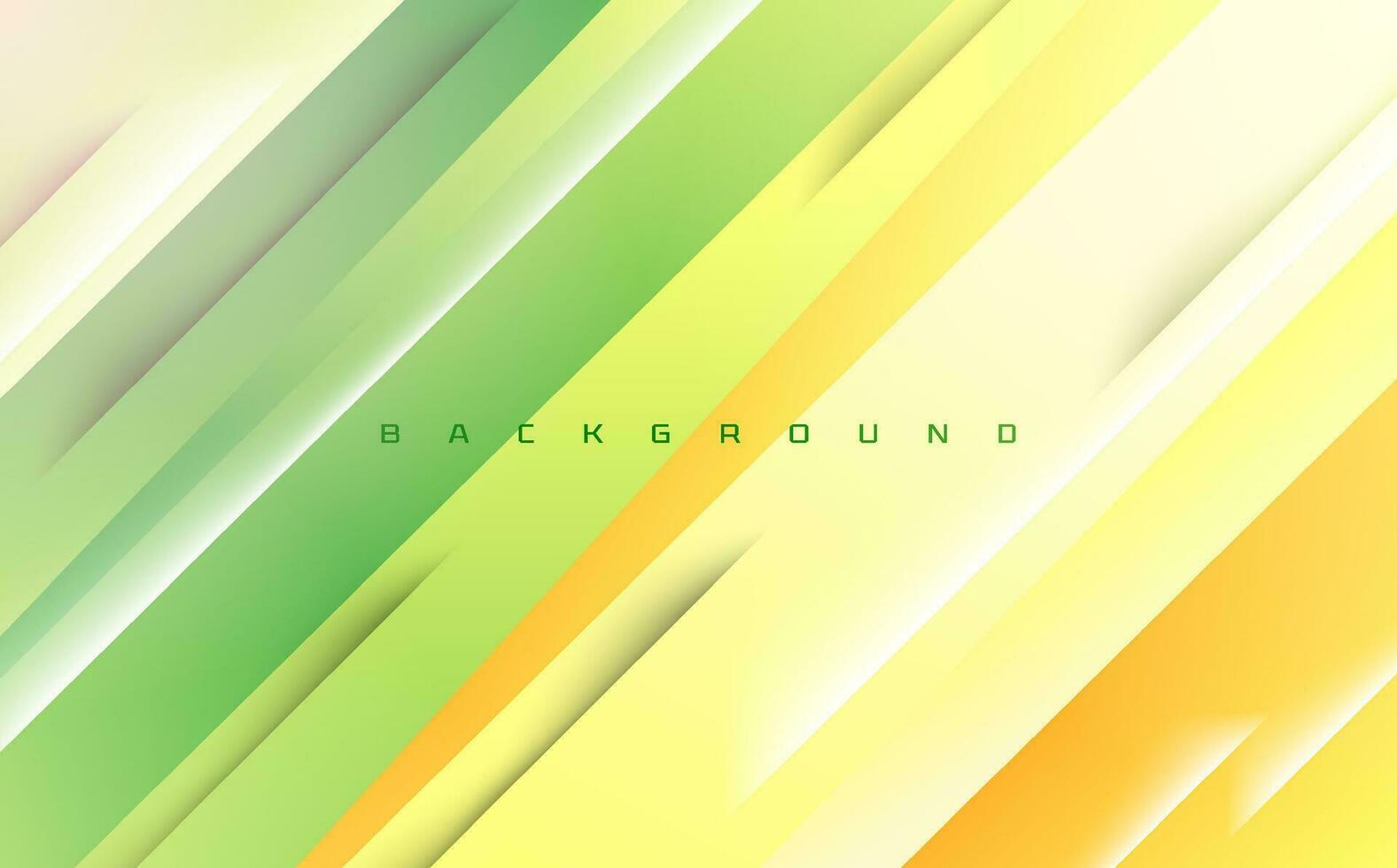 Futuristic green yellow line geometric abstract background design vector