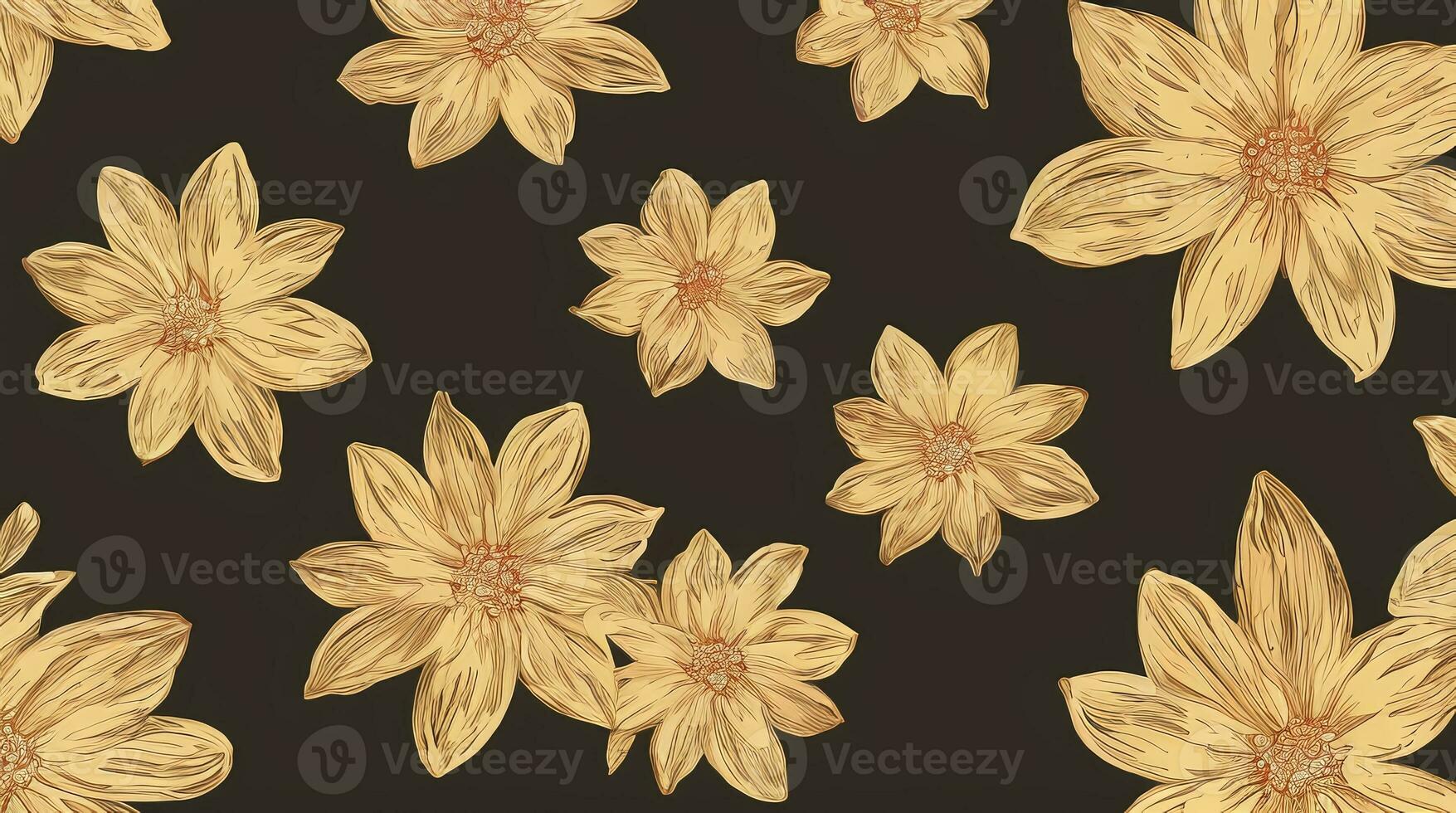 Flower Oil Painting Background Wallpaper Poster photo