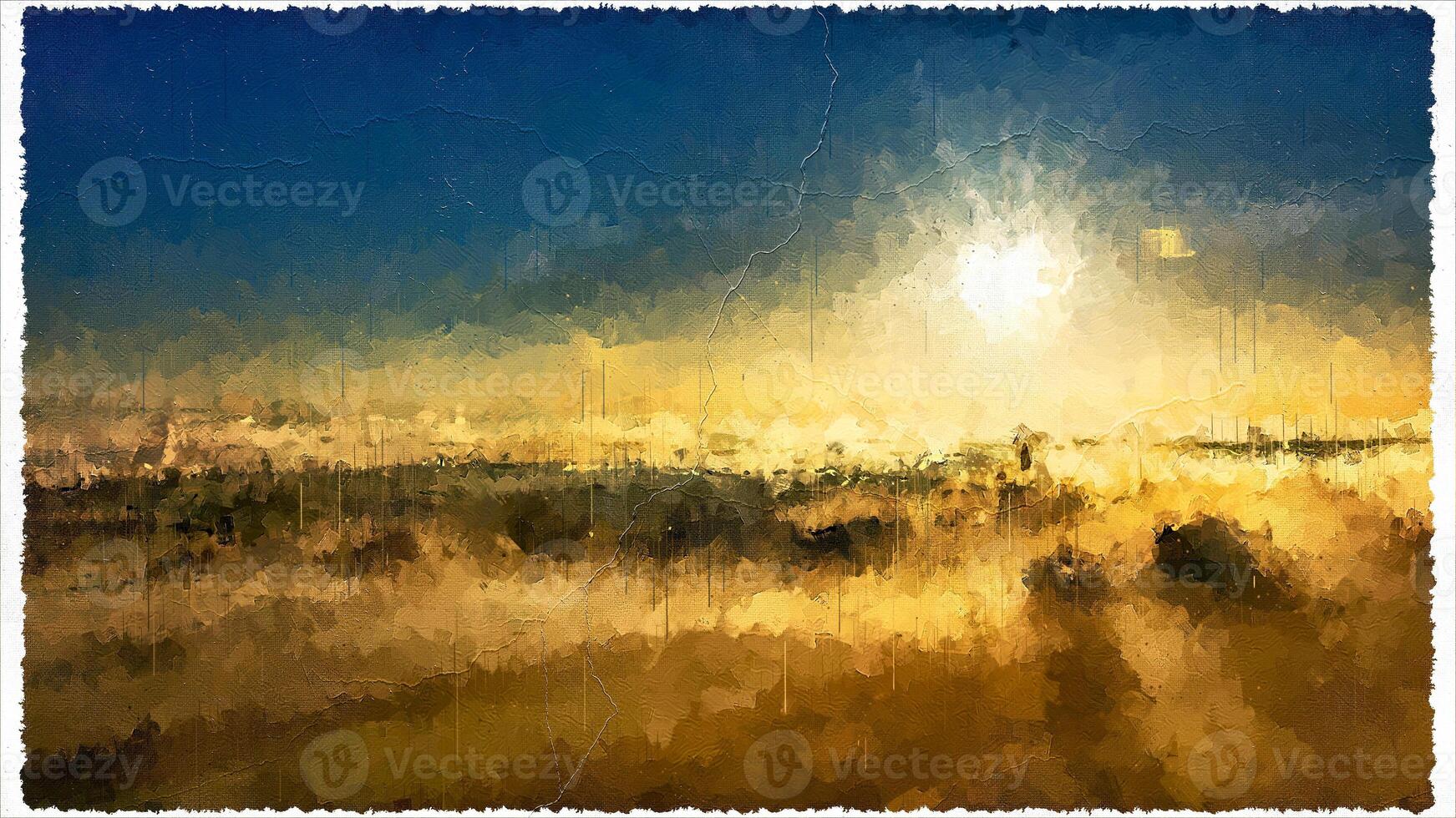 Abstract Impressionism Nature Landscape Digital Painting photo