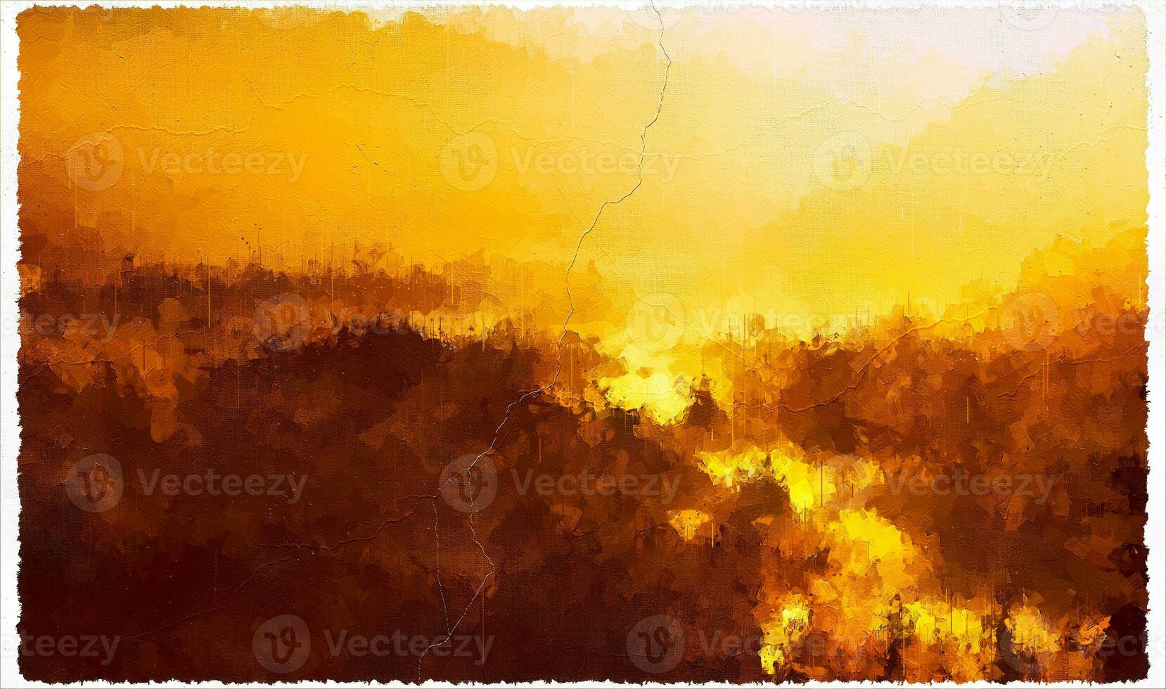 Abstract Impressionism Nature Landscape Digital Painting photo