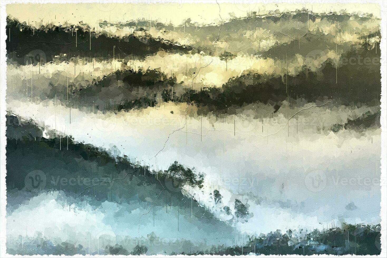 Abstract Impressionism Nature Landscape Digital Painting photo