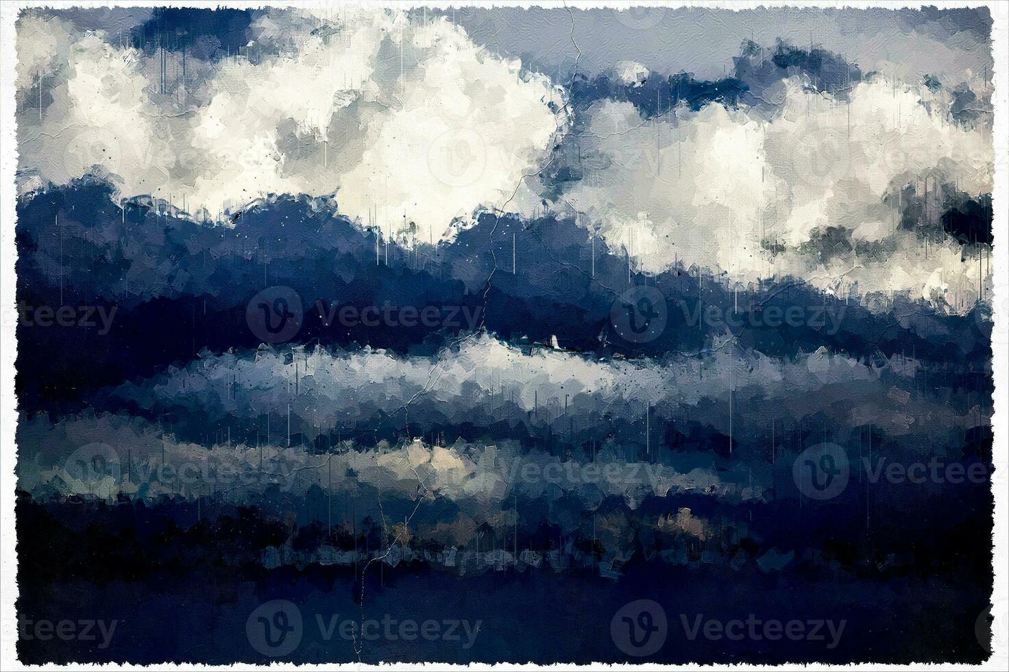 Abstract Impressionism Nature Landscape Digital Painting photo