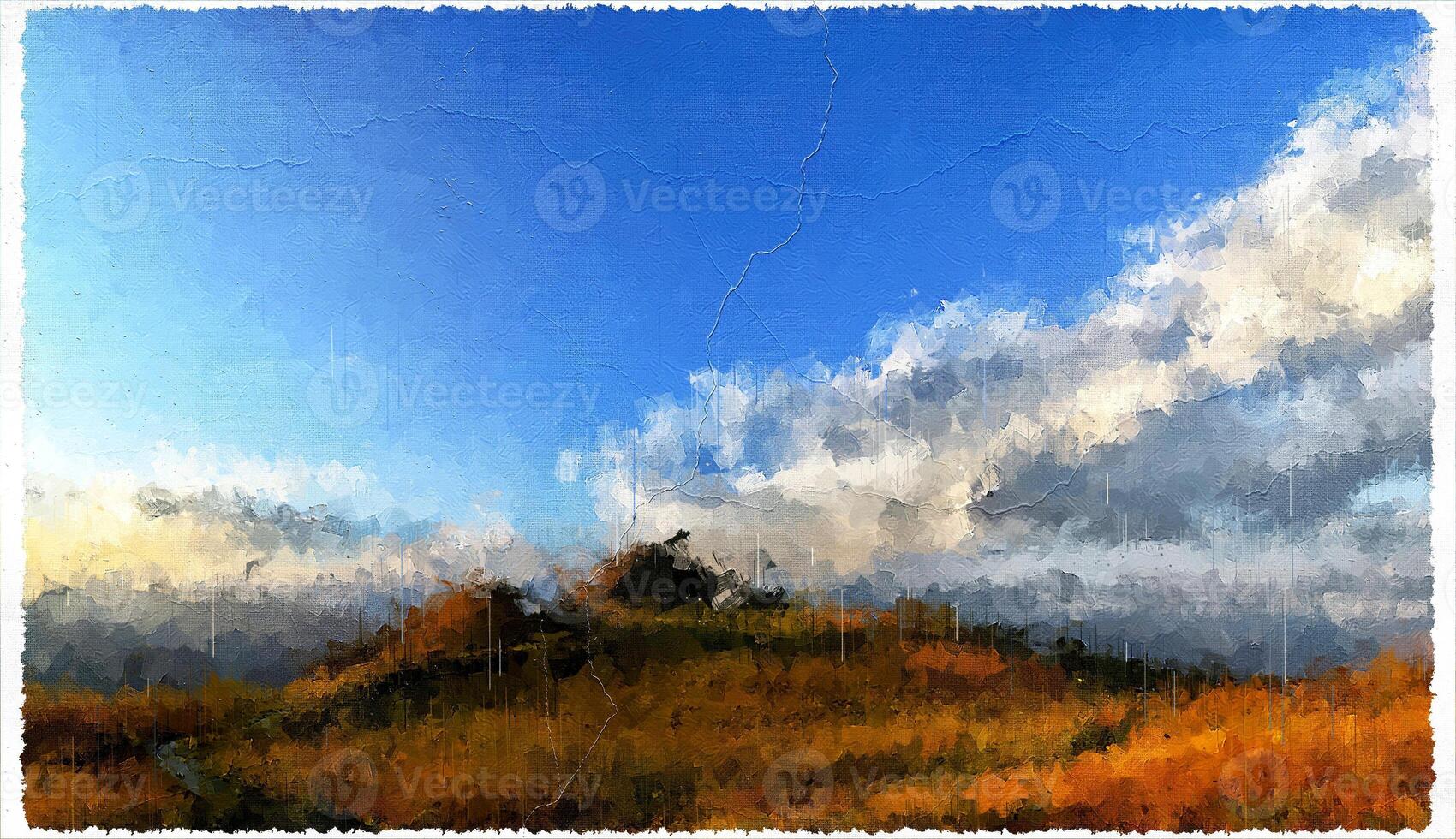 Abstract Impressionism Nature Landscape Digital Painting photo