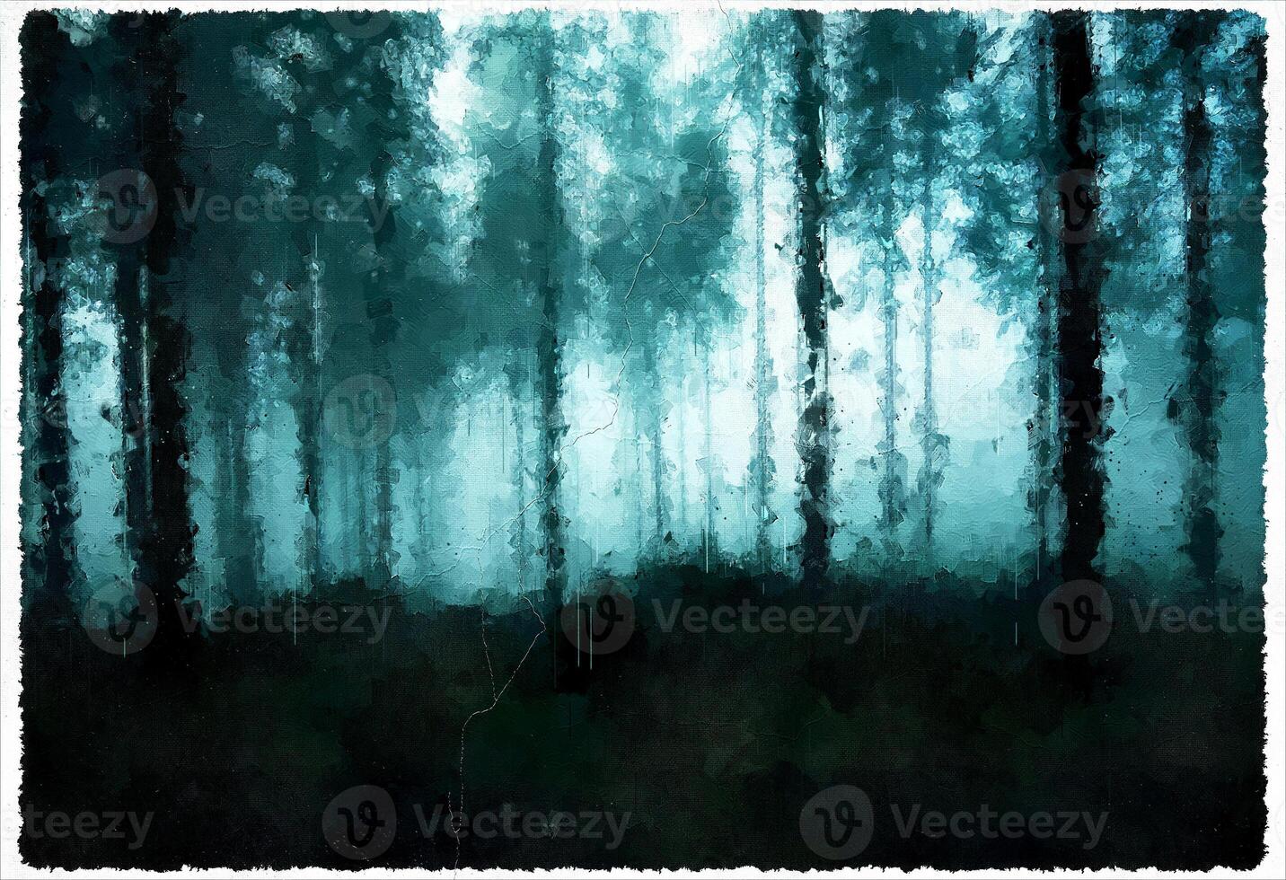 Abstract Impressionism Nature Landscape Digital Painting photo